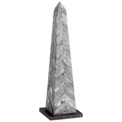Cyan Design - Herring Obelisk - Sculpture - 6 Inches Wide By 20.25 Inches High