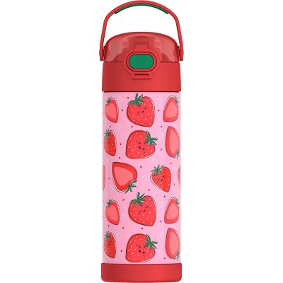 Thermos 16oz FUNtainer Water Bottle - Strawberry Smiles