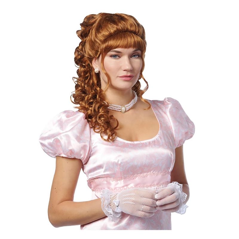 Costume Culture by Franco LLC Duchess Adult Natural Red Costume Wig, 1 of 2