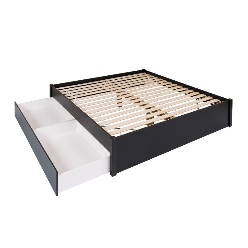 Select 4 - Post Platform Bed with 2 Drawers - Prepac, 3 of 7