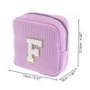 Unique Bargains Letter F Pattern Makeup Bag 1 Pc - 2 of 4