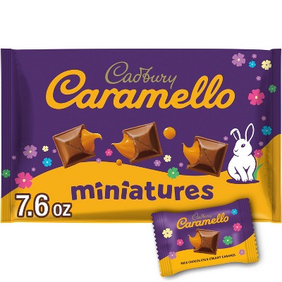 Cadbury Caramello Milk Chocolate Caramel Easter Candy Miniatures - 7.6oz