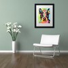 Trademark Fine Art -Dean Russo 'Boston Terrier Crowned' Matted Framed Art - 3 of 4