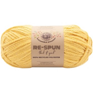 Lion Brand Re-Spun Thick & Quick Yarn-Sunshine - 1 of 2