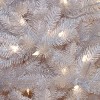 7.5ft National Christmas Tree Company Pre-Lit Dunhill Fir White Hinged Full Artificial Christmas Tree with 750 Clear Lights - 4 of 4