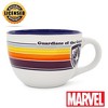 Silver Buffalo Marvel Studios Guardians of the Galaxy Silhouette 24-Ounce Ceramic Soup Mug - 2 of 4