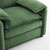 PAGED Comfy Accent Chair Modern Bean Bag Chair with Armrests and High-density Foam Filling, Chenille Reading Chair for Living Room, Bedroom - 4 of 4
