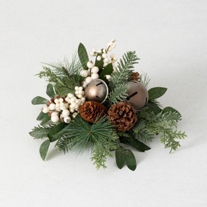 Sullivans Artificial 6" Bell & Berry Orb, Decorative Filler - 1 of 3