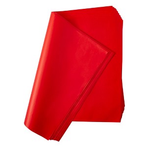Juvale 160 Sheets Red Tissue Paper for Gift Wrapping Bags, Bulk Set for Birthday Party, Holidays, Art Crafts, 15 x 20 Inches - 1 of 4