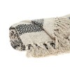 Parkland Collection,Rosie Transitional Beige 52" X 67" Woven Handloom Throw - 4 of 4