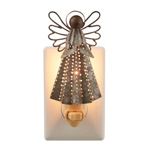 Park Designs Galvanized Angel Night Light - 1 of 3