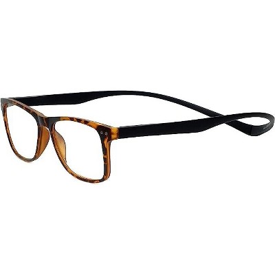 Magz Astoria Magnetic Front Connecting Reading OR Blue Light Glasses OR Transition Photochromic in Tortoise Havana Brown