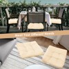 Tangkula Set of 4 21" x 21" Chair Seat Cushion Pads Patio - 4 of 4