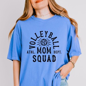 Simply Sage Market Volleyball Mom Squad Garment Dyed Tee - 1 of 4