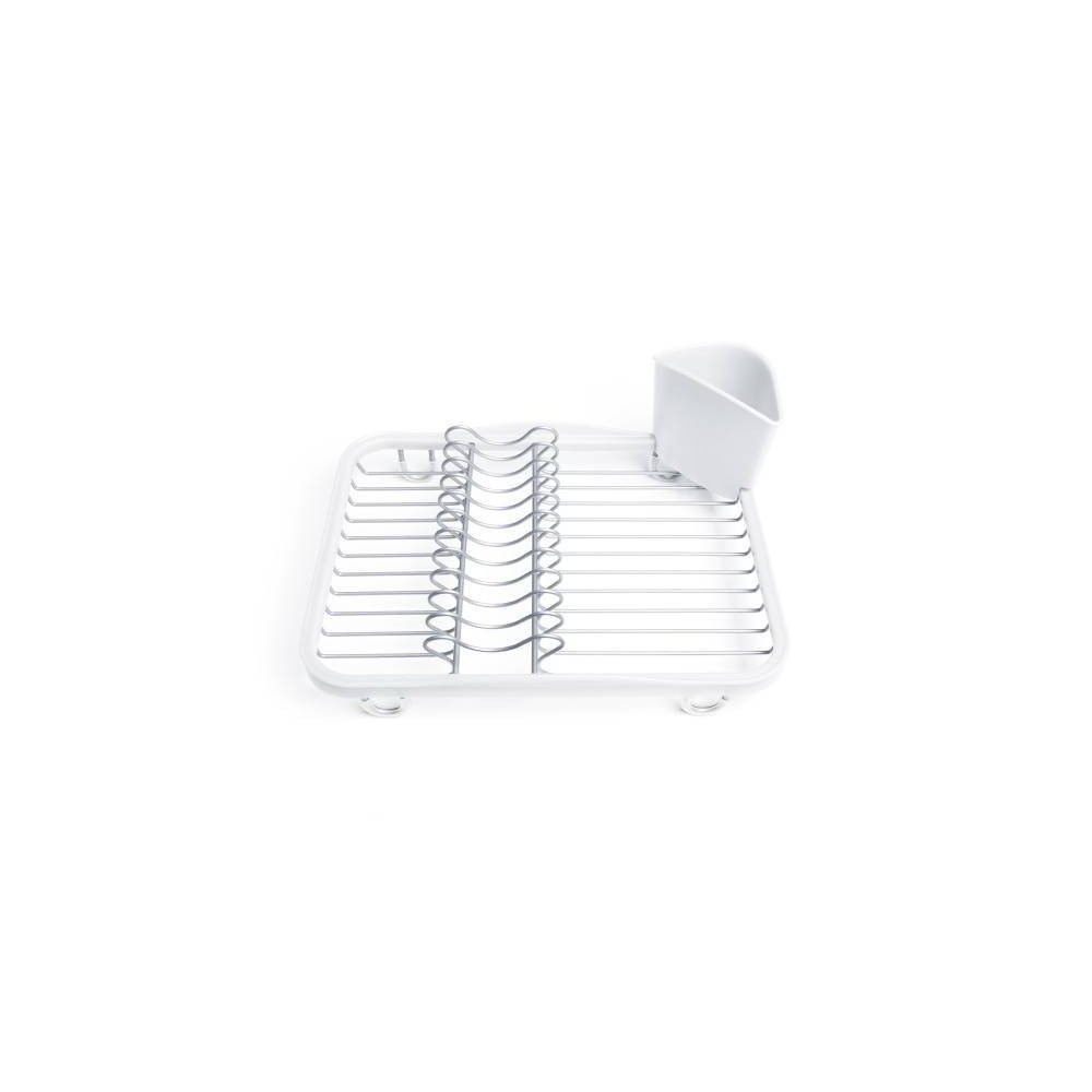 Photos - Dish Drainer Umbra Plastic Sinkin In-Sink Dish Rack White  