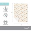 Everyday Kids Jungle Safari Animals Baby Blanket – 30" x 40", High Pile Fleece and Mink - 4 of 4