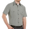 Red Kap Men's Short Sleeve Microcheck Uniform Shirt - 3 of 3