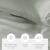 Cotton Duvet Cover Set & Insert 4PC Bundle, 300TC Sateen Vintage Washed Duvet Set with Down Alternative Comforter, All Season Bedding - Becky Cameron - 4 of 4