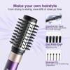 Vincofy 7 in 1 Hair Styling Tools for Fast Drying/Straightening/Curling, Mutil-Use Hair Dryer, Hair Care Tools for Women,Millions Negative Ion,Purple - 2 of 4