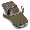 1977 Plymouth Fury U.S. Army Police Army Green "The A-Team" (1983-1987) TV Series 1/18 Diecast Model Car by Greenlight - 3 of 4