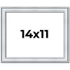 PosterPalooza | Photo Size Classic Silver Picture Frame - UV Acrylic, Foam Board Backing, Hanging Hardware - 2 of 4