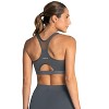 Leonisa Quick-Dry Racerback Sports Bra - - 2 of 3