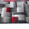 Emma and Oliver Modern Cubist Olefin Accent Runner Rug in Gradient Shades with Natural Jute Backing - 4 of 4