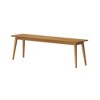 Plank+Beam 59" Mid Century Modern Dining Bench, Wooden Bench for Dining Room, Modern Entryway Bench, Dining Room Bench - image 2 of 3