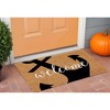 HomeRoots 24" X 36" Natural and Black Coir Anchor Welcome Outdoor Door Mat - 2 of 3