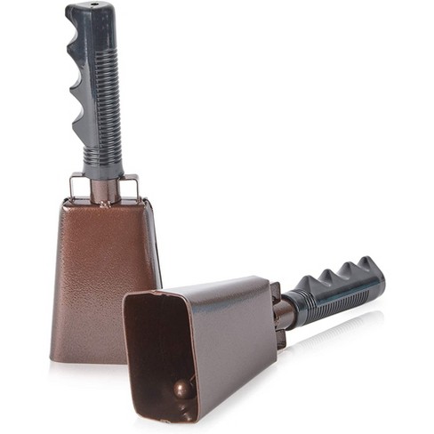 Noisemakers for Party, Cow Bell (Copper, 3 x 9.1 In, 2-Pack) - image 1 of 4