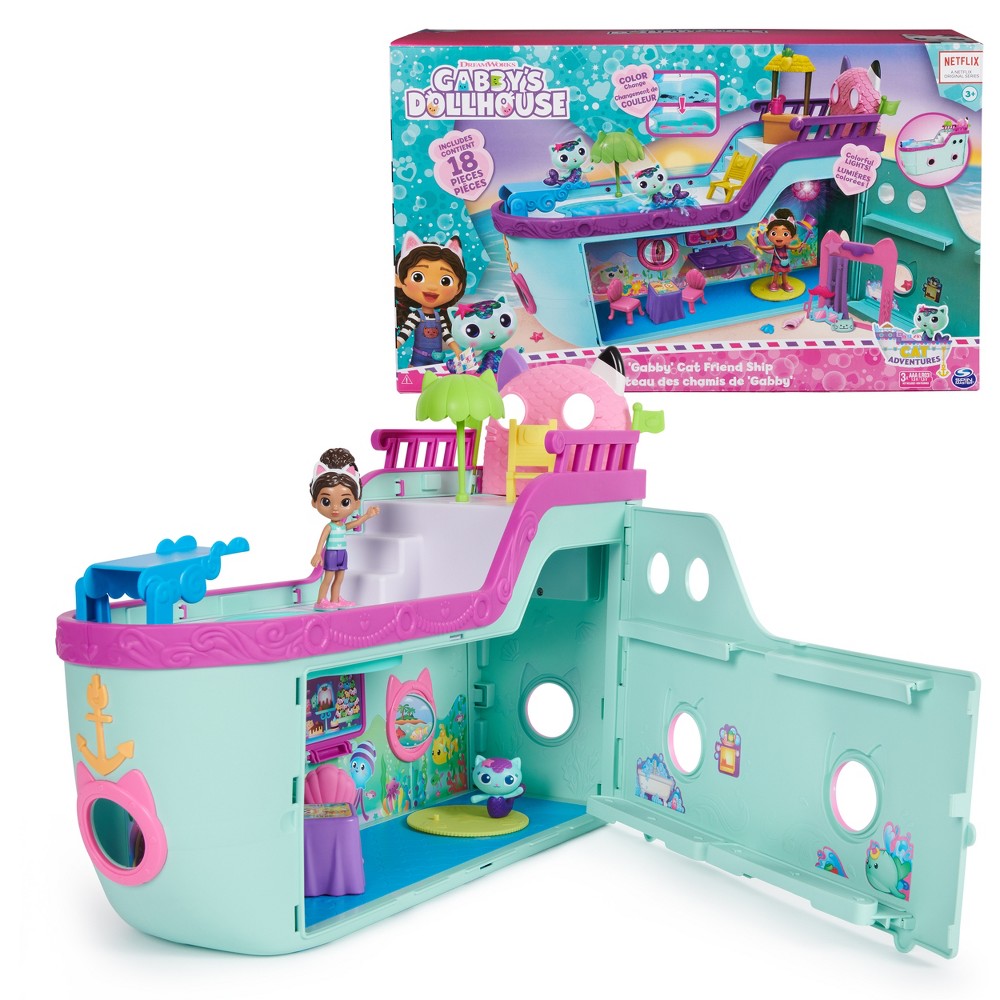 Gabby's Dollhouse Cruise Ship Doll Playset