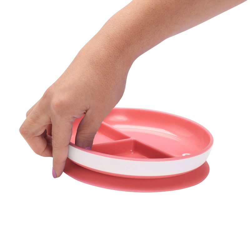 Munchkin Stay Put Divided Suction Toddler Plates, 5 of 8