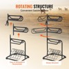 VEVOR Freestanding Saddle Stand, 30 x 30 x 68.5 in, 3 Tiers Saddle Rack, Heavy Duty Saddle Blanket Holder with Removable & Rotating Tiers - 4 of 4