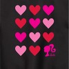 Boys' - Barbie - Barbie Heart Grid Graphic Long Sleeve Fleece Sweatshirt - 2 of 4