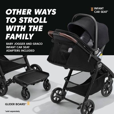 Baby Jogger City Mini GT3 All-Terrain Full Size Stroller - Frosted Ivory: Single Configuration, 65lbs Max Capacity, Rubber Tires