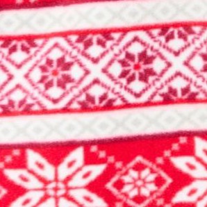 classic red fair isle