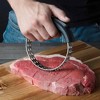 Camerons Rolling Meat Tenderizer BBQ Tool - Stainless Steel Sharp Blades Break Down Tough Tendons in Beef, Poultry, Steak & More - Cookout Essential - 2 of 4