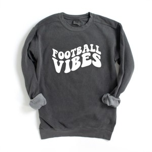 Simply Sage Market Retro Football Vibes Garment Dyed Sweatshirt - 1 of 4