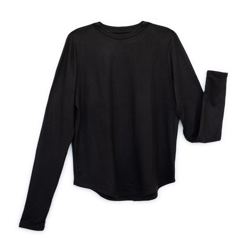 MUK LUKS Women's Cozy Layer Long Sleeve Shirt, 4 of 6
