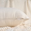 REGALWOVEN Linen Fade-Resistant Soft Solid Minimalist Neutral Throw Pillow Covers 2 Pcs - 3 of 4