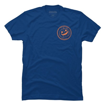 Men's Design By Humans Halloween stamp By Yelllowlion T-Shirt