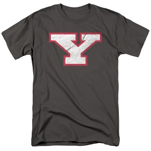 Men's Youngstown State University Official Distressed Primary T-Shirt - 1 of 4