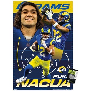 Trends International NFL Los Angeles Rams - Puka Nacua 25 Unframed Wall Poster Prints - 1 of 4