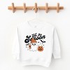 Tis The Season Ghost Retro - Toddler Graphic Sweatshirt and Youth Graphic Sweatshirt - 2 of 3