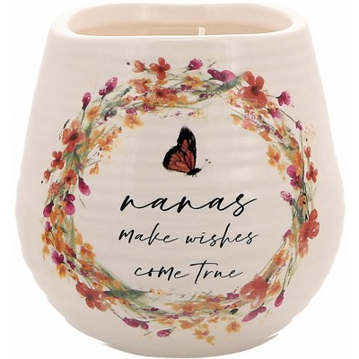 Pavilion Gift Company - Nanas - 8 oz - 100% Soy Wax Candle Scent: Tranquility - Flame Candles