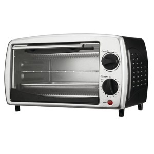 Brentwood 9-Liter (4 Slice) Toaster Oven Broiler (Black) - 1 of 4