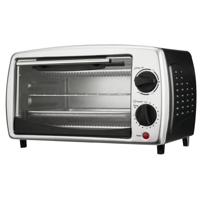 Brentwood 9-Liter (4 Slice) Toaster Oven Broiler (Black), 1 of 6