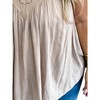 Women's Flowy Leni Lace Tank Top - BLAKELEY - 3 of 4