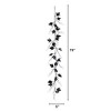 Nearly Natural 6.5-ft Pre-Lit Artificial Halloween Black Maple Garland with 48 Orange & Purple LED Lights - 3 of 4