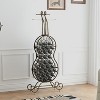 Boersma Cello Shape Wine Bakers Rack, Freestanding Wine Rack with Storage Bottle, Wine Storage Home Bar for Liquor and Wine, Organizer for Kitchen - 3 of 4
